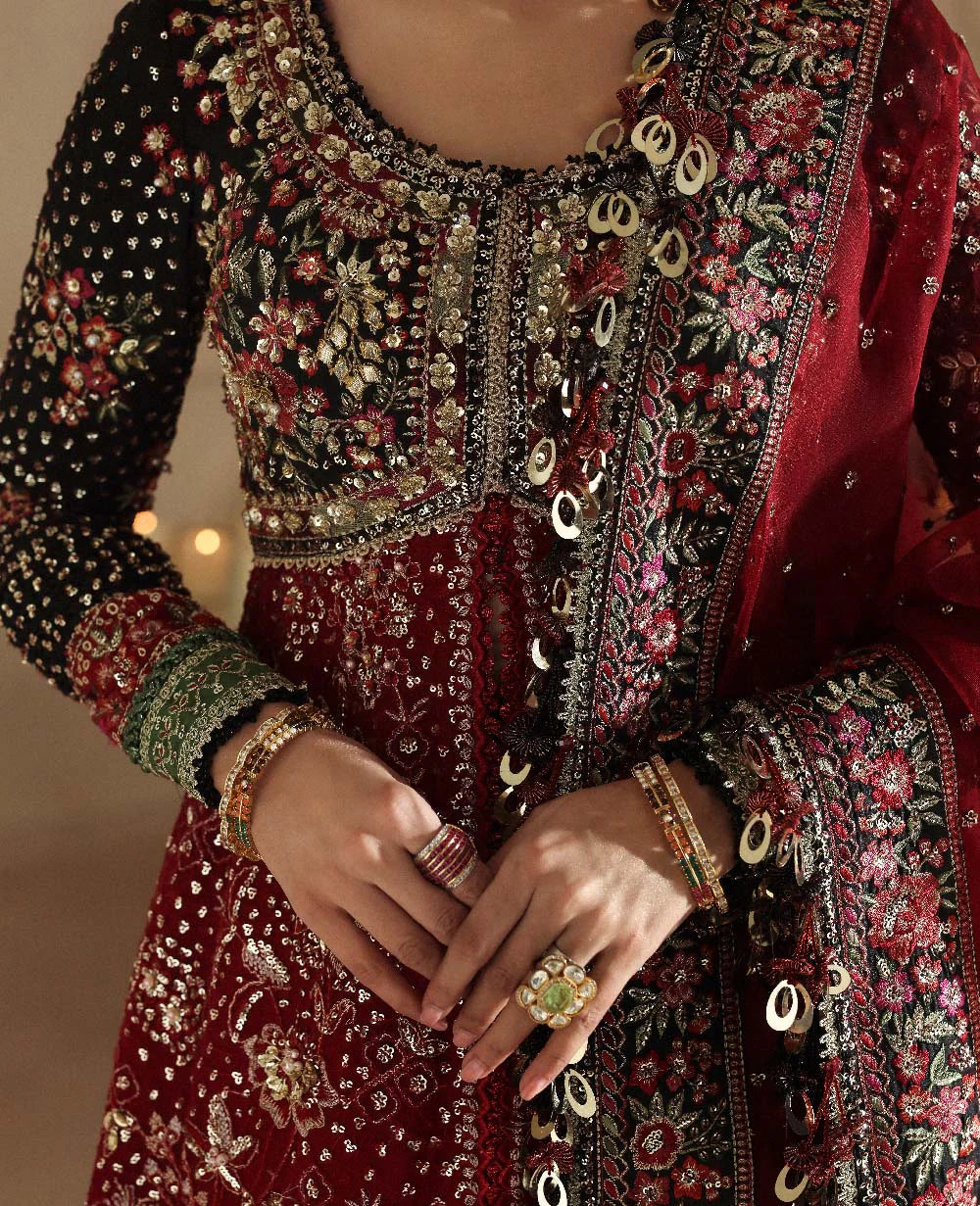 Republic Womens Wear | 3 Piece Unstitched Embroidered Organza | Lucienne