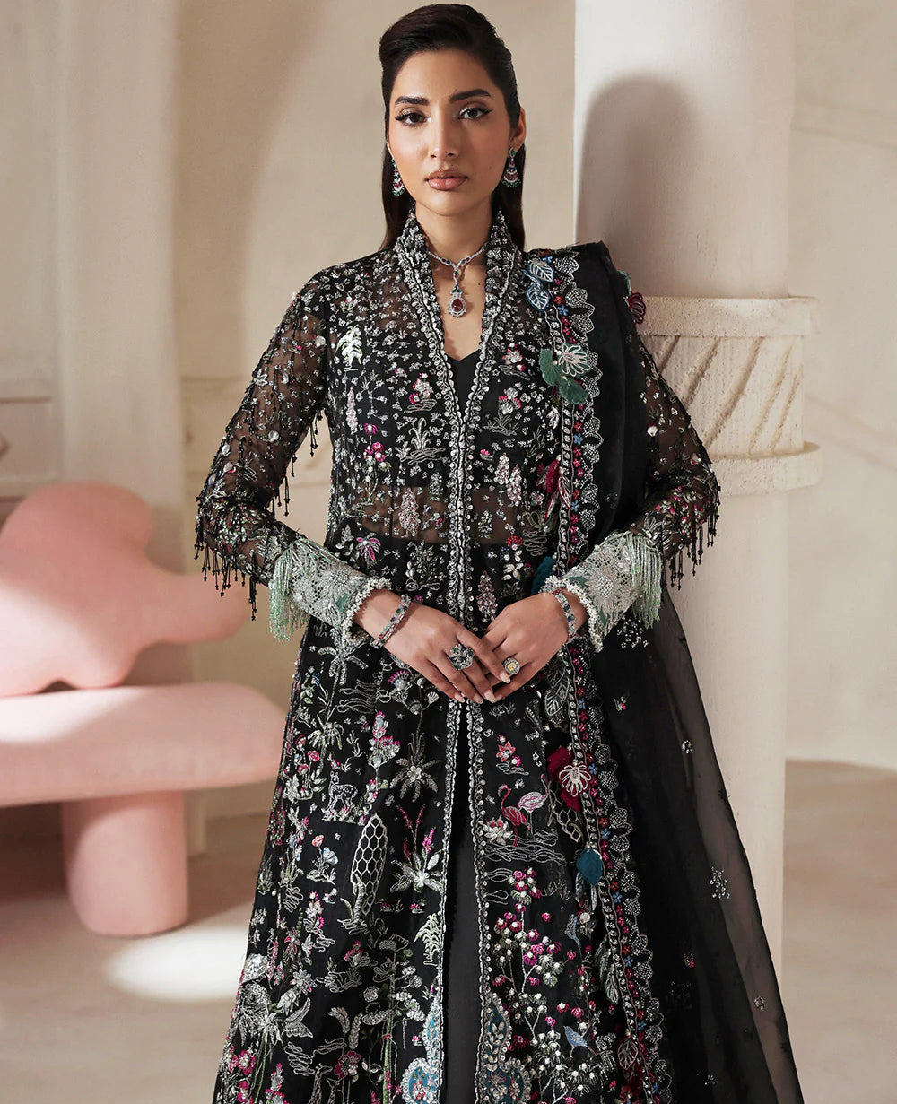 Republic Women Wear | 3 Piece Unstitched Embroidered Organza | Auriane