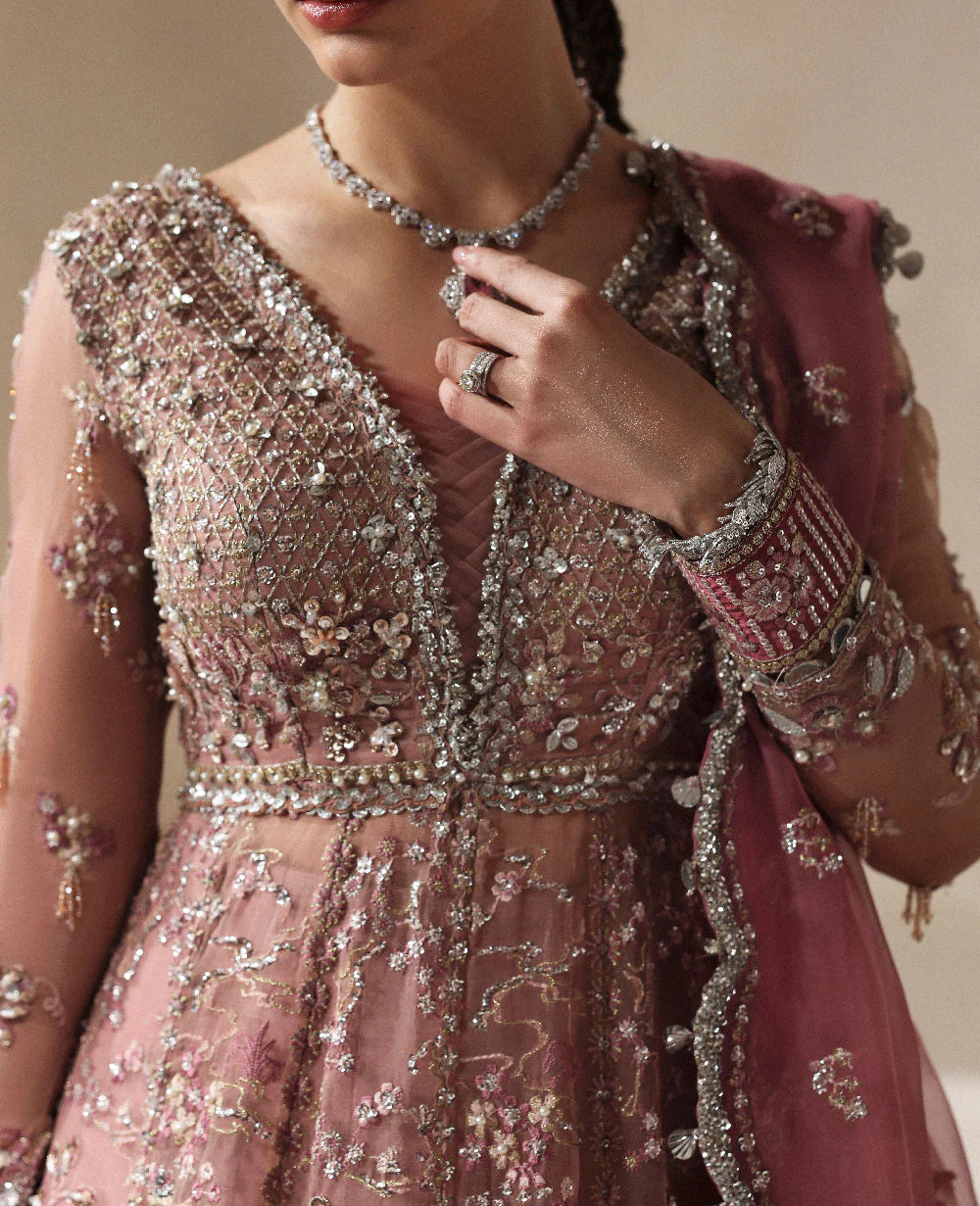 Republic Women Wear | 3 Piece Unstitched Embroidered Organza | Juliane