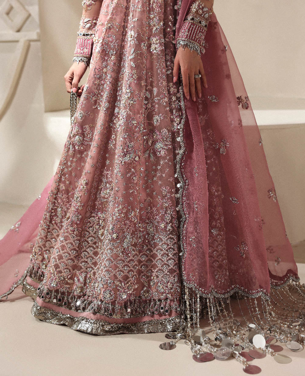 Republic Women Wear | 3 Piece Unstitched Embroidered Organza | Juliane