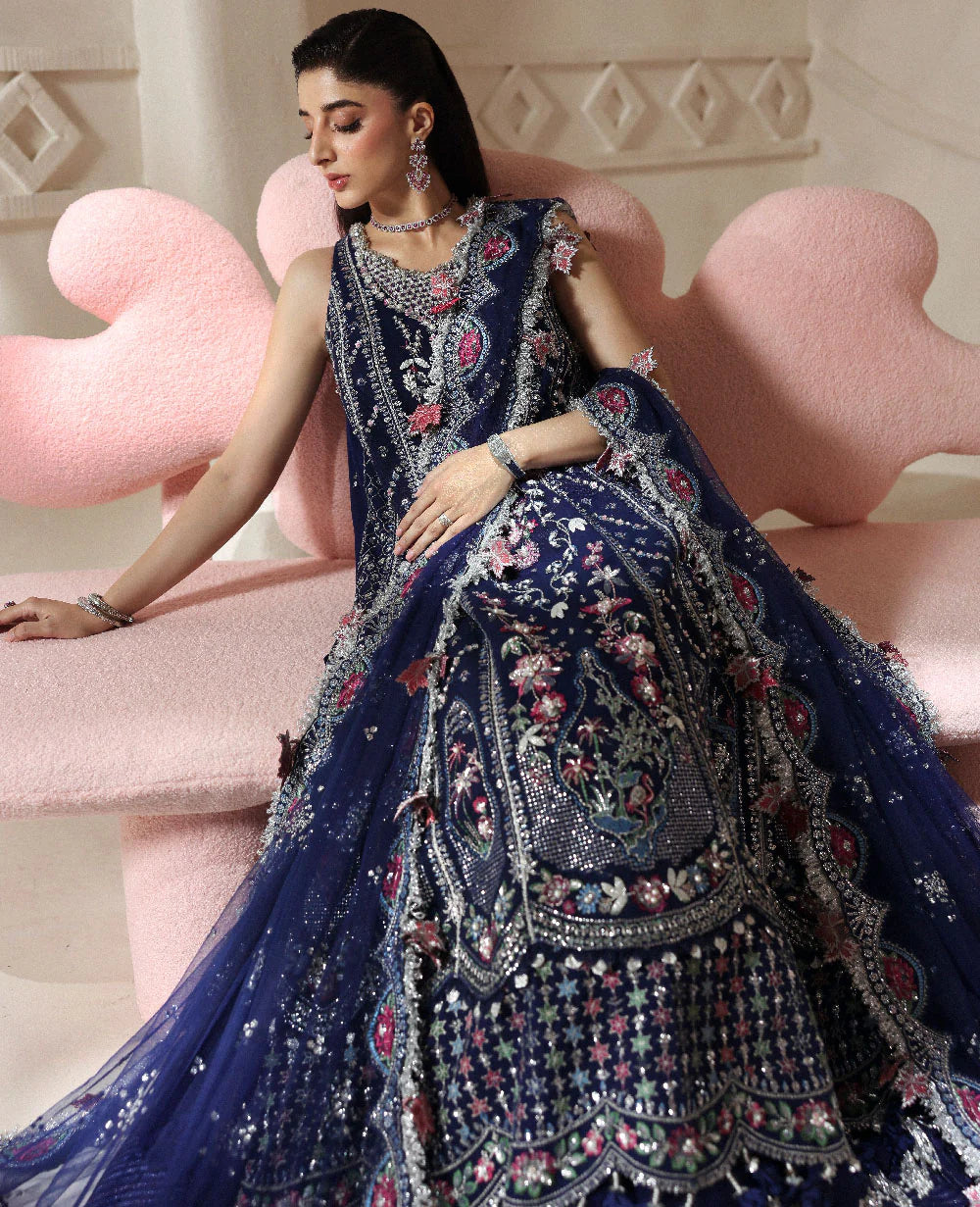 Republic Womens Wear | 3 Piece Unstitched Embroidered Organza | Clarisse