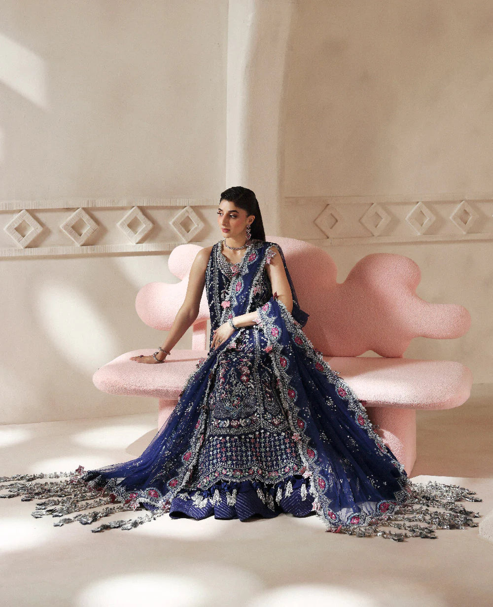 Republic Womens Wear | 3 Piece Unstitched Embroidered Organza | Clarisse