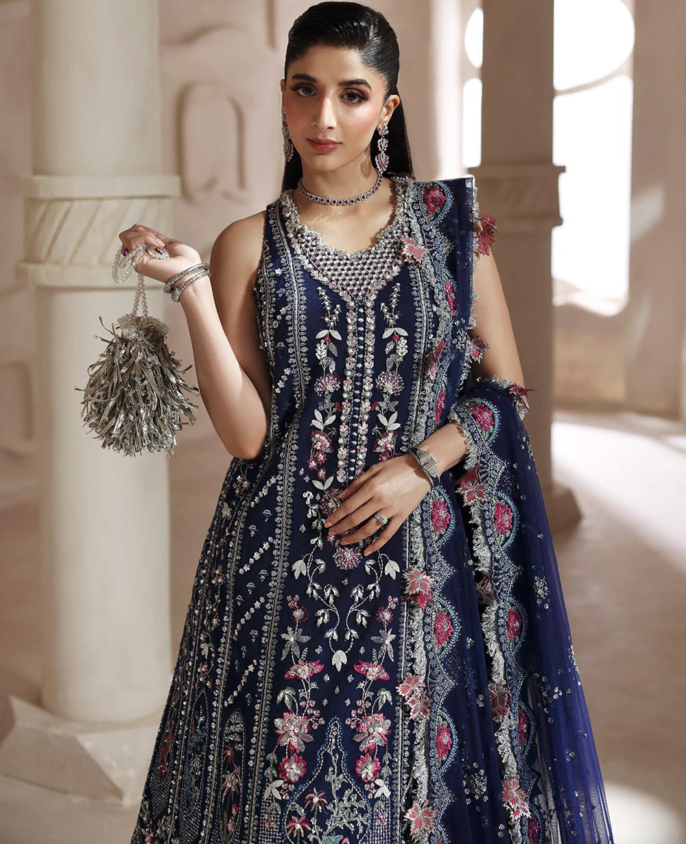 Republic Womens Wear | 3 Piece Unstitched Embroidered Organza | Clarisse