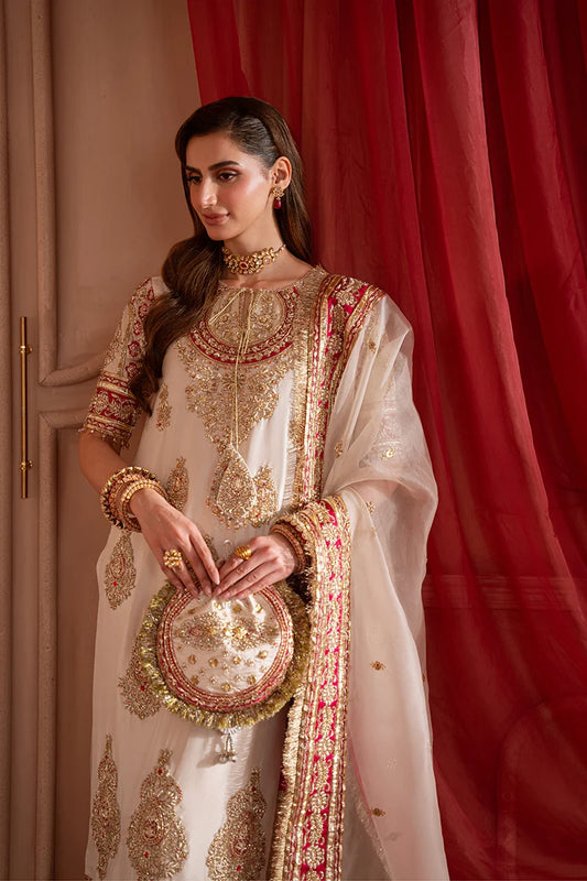 Sara Zara | 3 Piece Unstitched Embroidered Tussle Silk | Solara