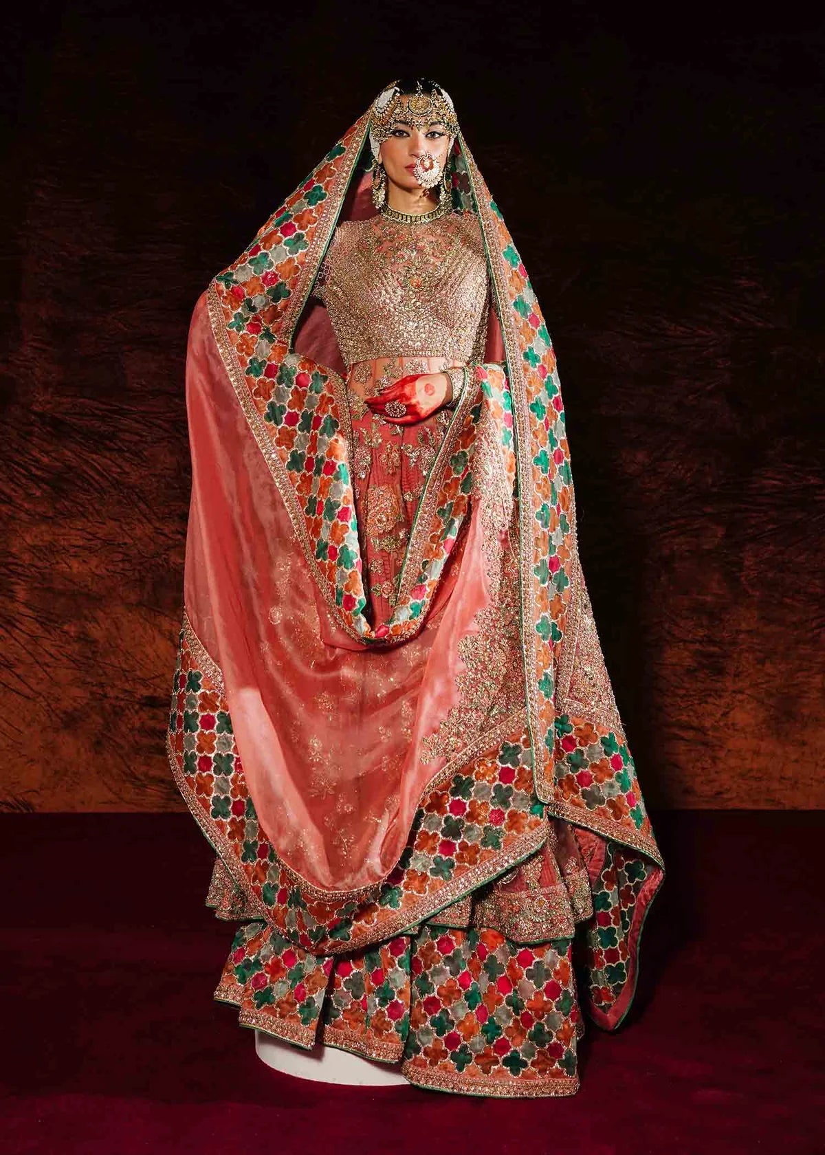 Hussain Rehar | 3 Piece Unstitched Embroidered Net Pishwas | Saaz