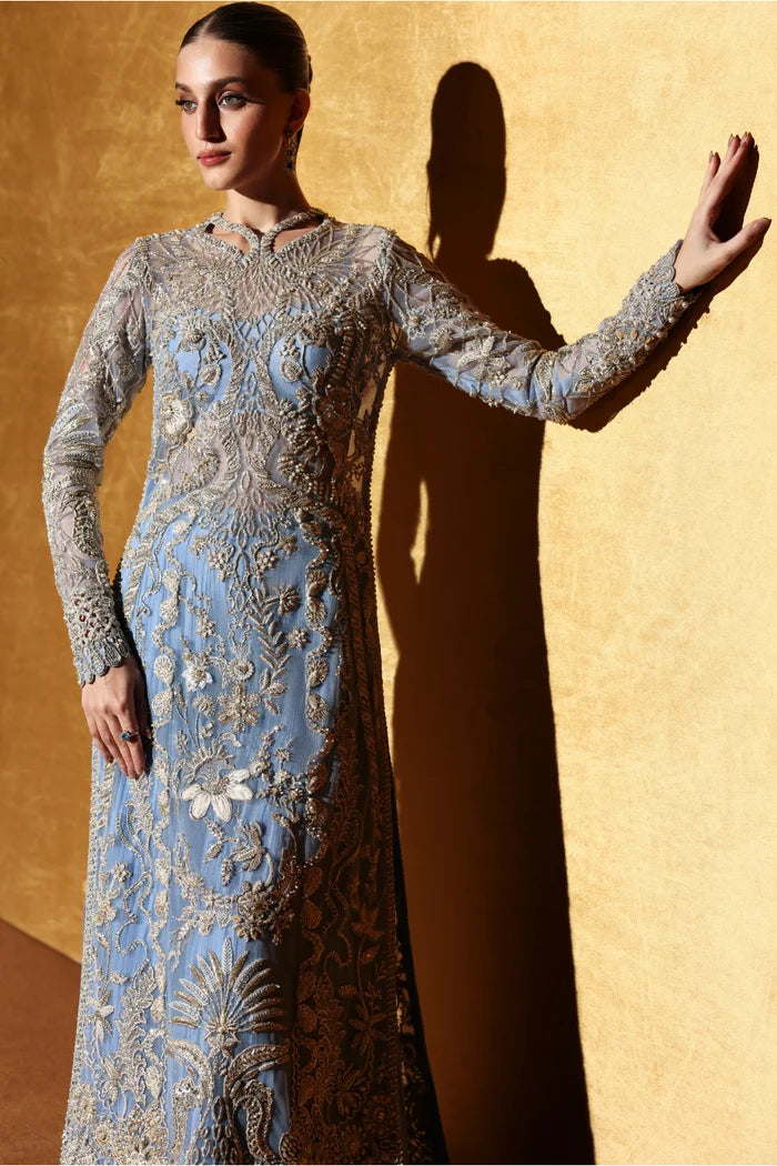 Soraya | 3 Piece Unstitched Embroidered Organza | Seralyn