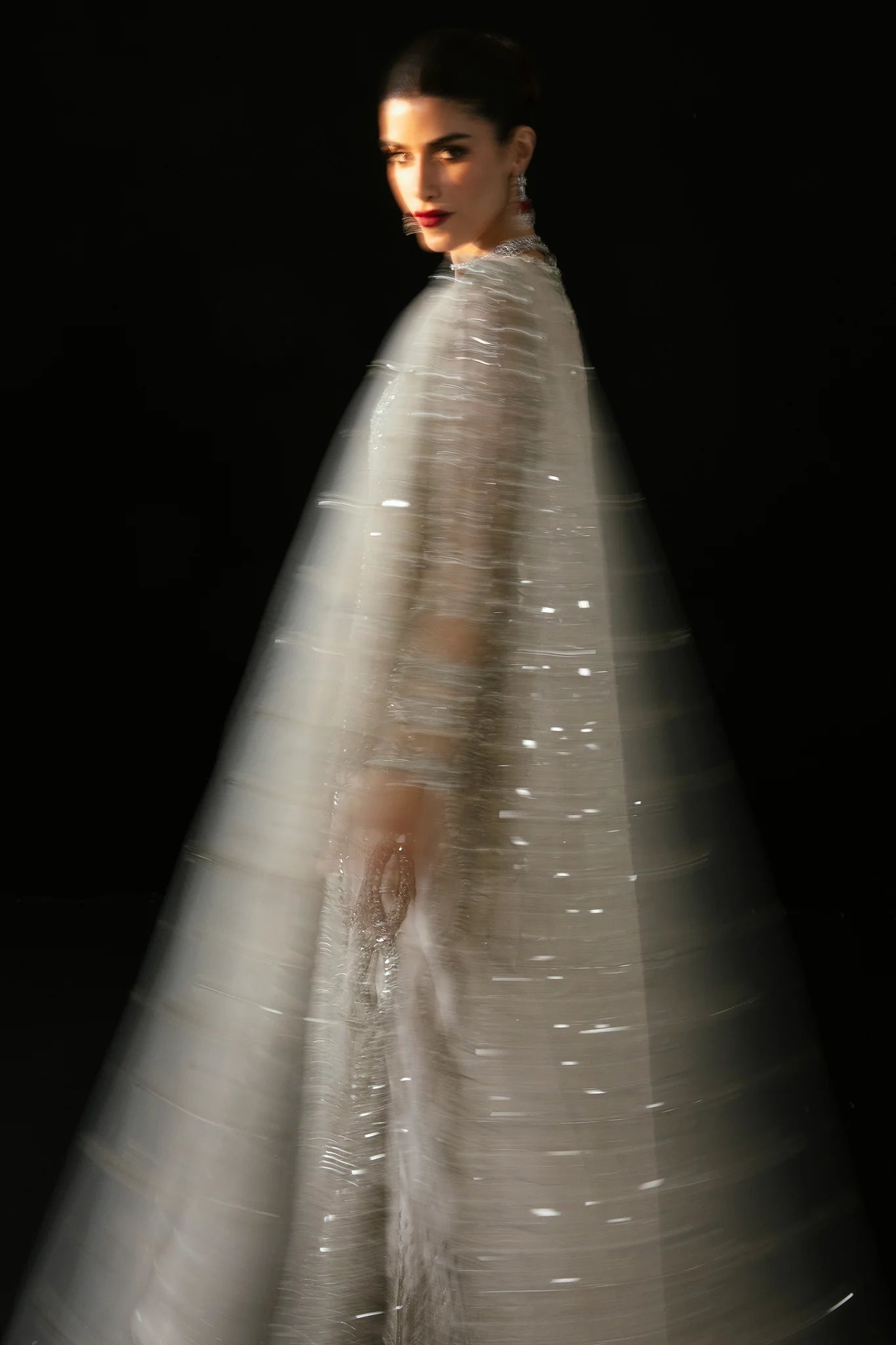 Elan | 3 Piece Unstitched Embroidered Organza | Lumiere De Neig