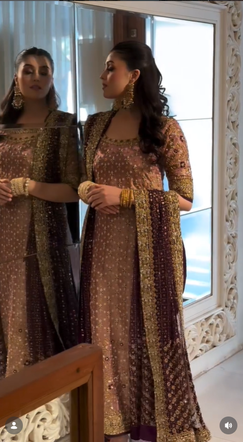 Haris Shakeel | 3 Piece Unstitched Embroidered Zari Net | Fareeh HS 35
