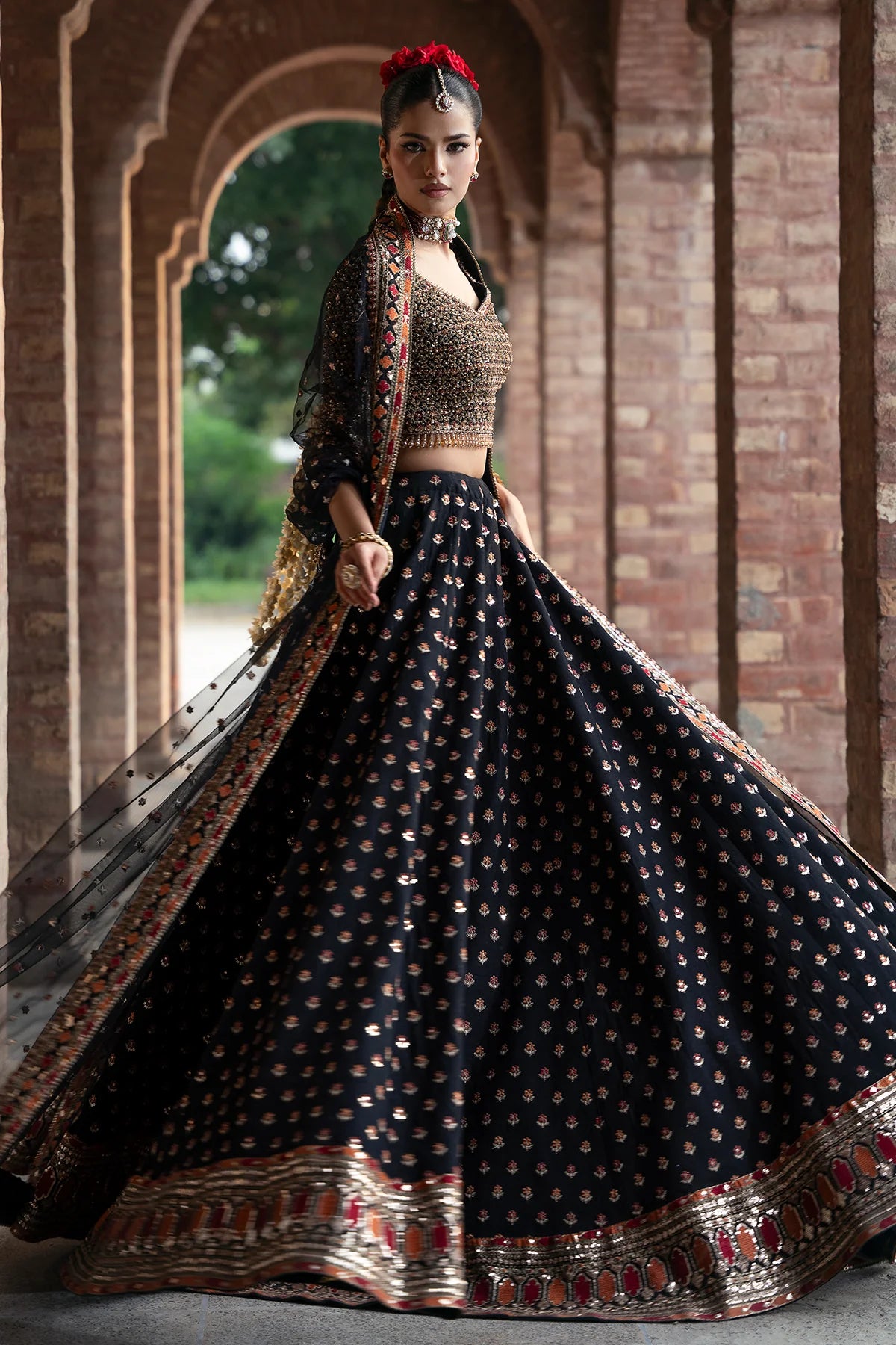 Mina Kashif | 3 Piece Unstitched Embroidered Korean Silk | Fizza