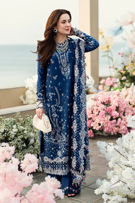 Qalamkar | Unstitched Chikankari Embroidered Lawn | FK-05 AURORA