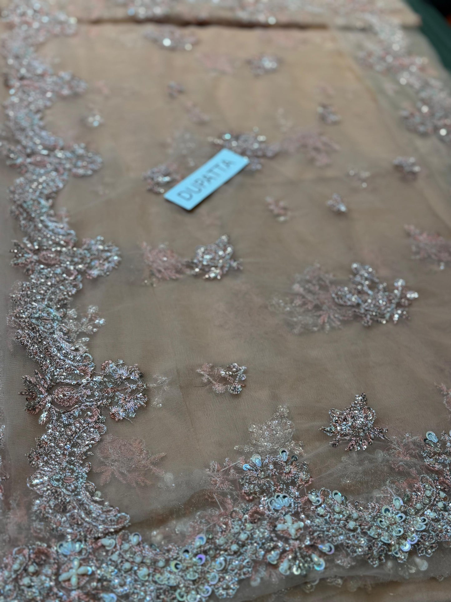 Saira Rizwan | Embroidered Lehnga with inner lining (Raw silk) | Rigel-SRF-D-03