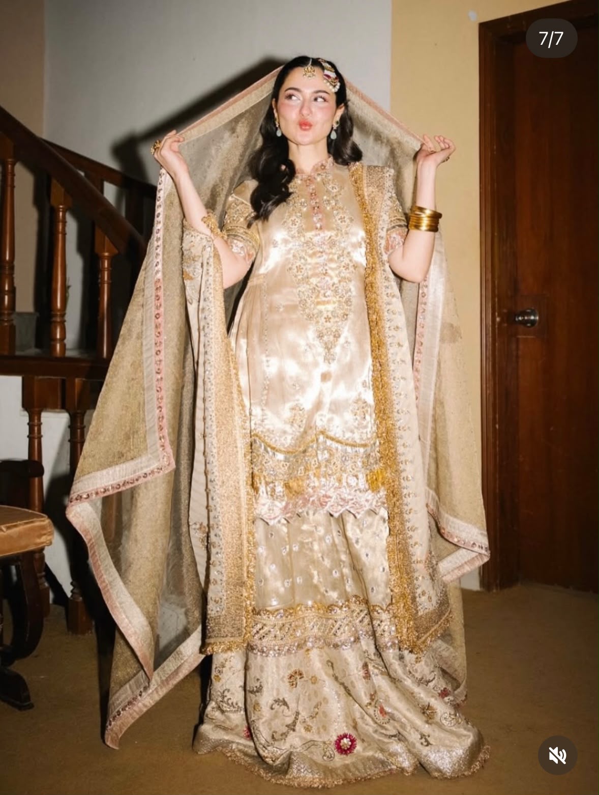 Faiza Samee | 3 Piece Unstitched Embroidered Tissue Zari | Hania