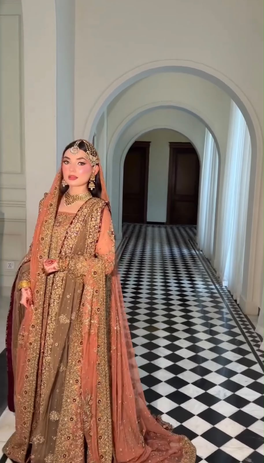 Haris Shakeel | 3 Piece Unstitched Embroidered Farshi Lehenga | AC 47