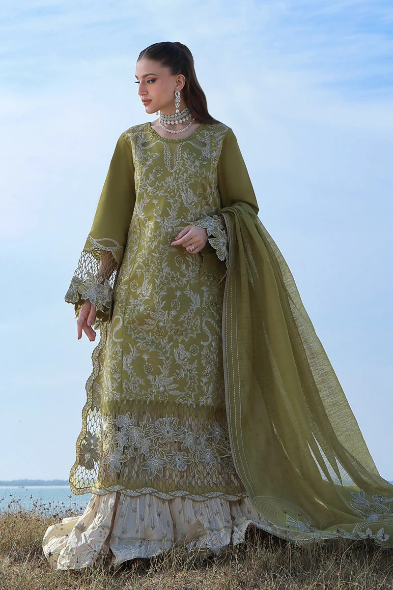 Rang Rasiya | 3 Piece Unstitched Embroidered Lawn | Zariah