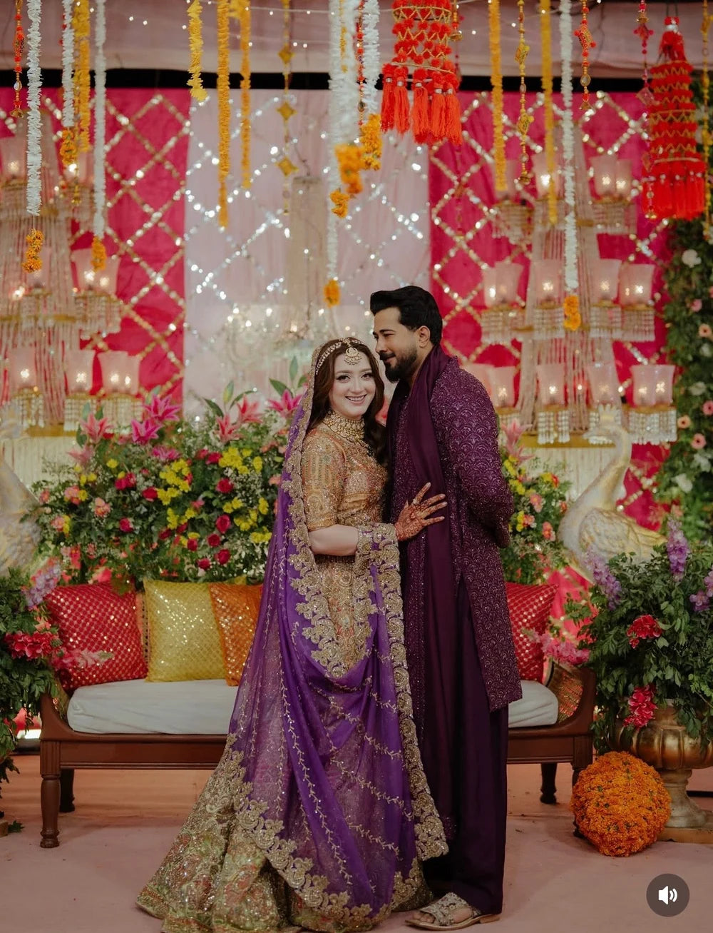 Ahmad Sultaan | 3 Piece Unstitched Embroidered Lehenga | M1-01