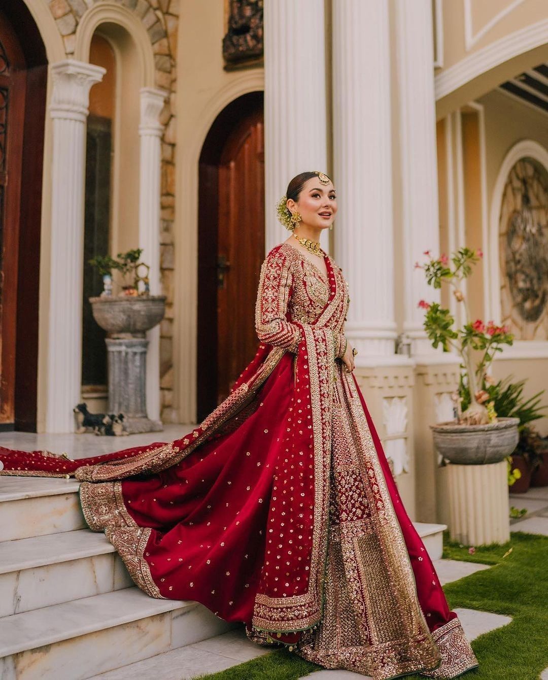 Hussain Rehar | Unstitched Organza Bridal Outfit | Hania