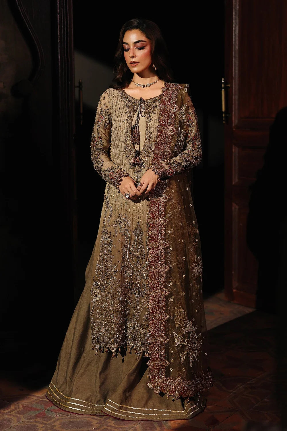 Charizma | 3 Piece Unstitched Embroidered Chiffon | Dastan-e-Jashan DJW5-02