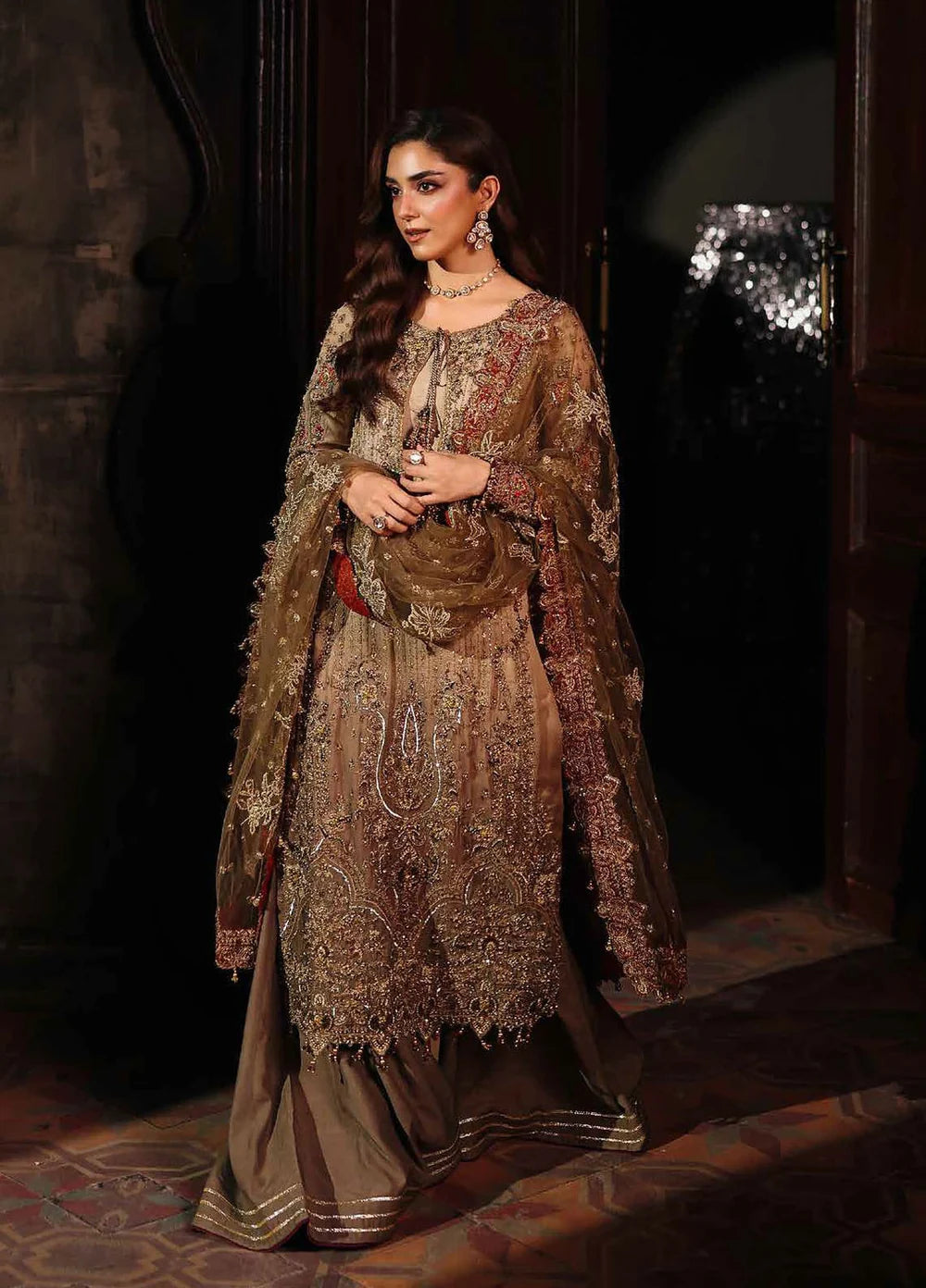 Charizma | 3 Piece Unstitched Embroidered Chiffon | Dastan-e-Jashan DJW5-02