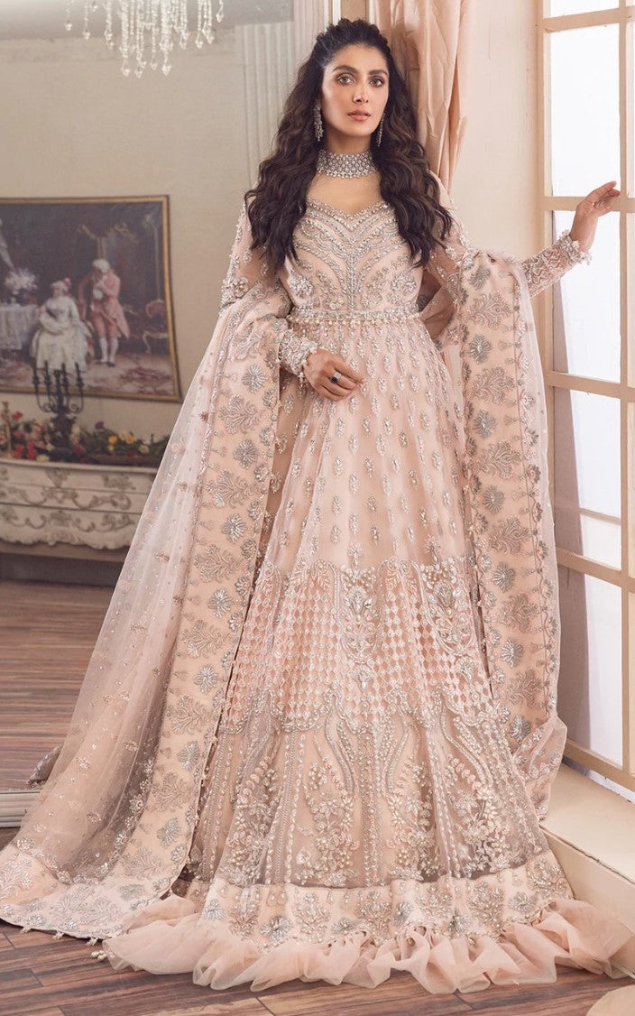 Anaya | 3 Piece Unstitched Embroidered Net MAXI | IVANA