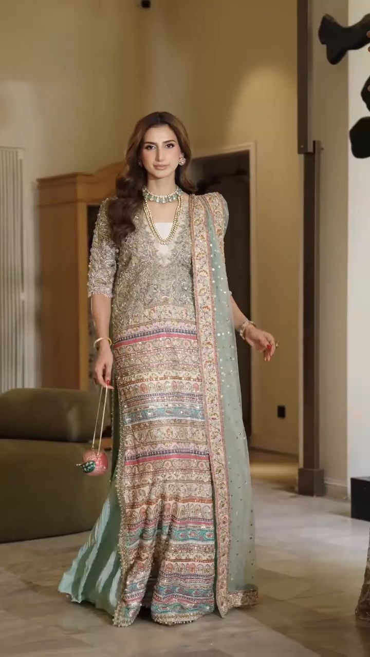 Saira Shakira | 3 Piece Unstitched Embroidered Tussle Silk | Silken Haze