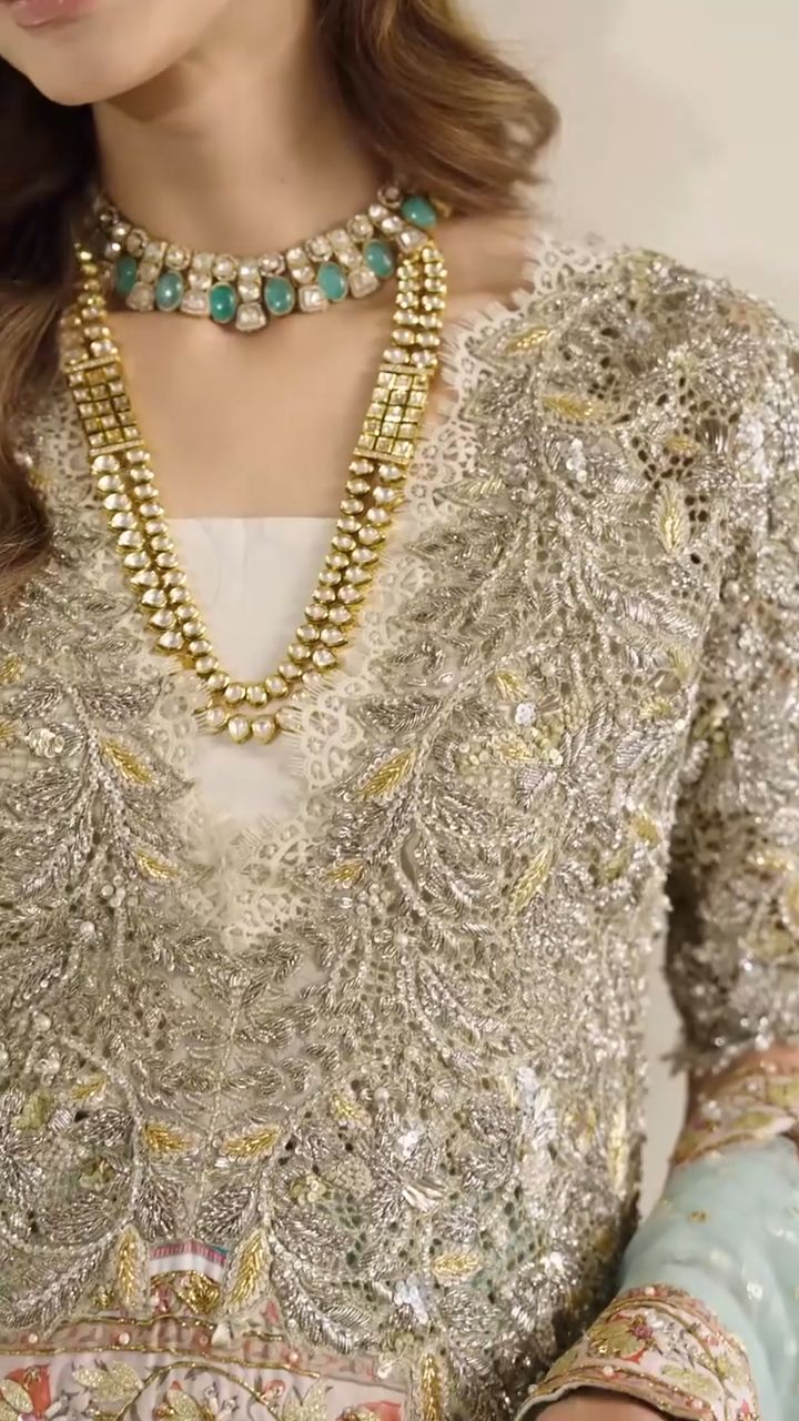 Saira Shakira | 3 Piece Unstitched Embroidered Tussle Silk | Silken Haze