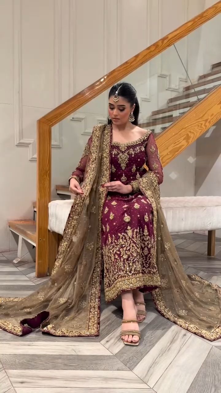 Haris Shakeel | 3 Piece Unstitched Embroidered Tissue Silk | Tehreem