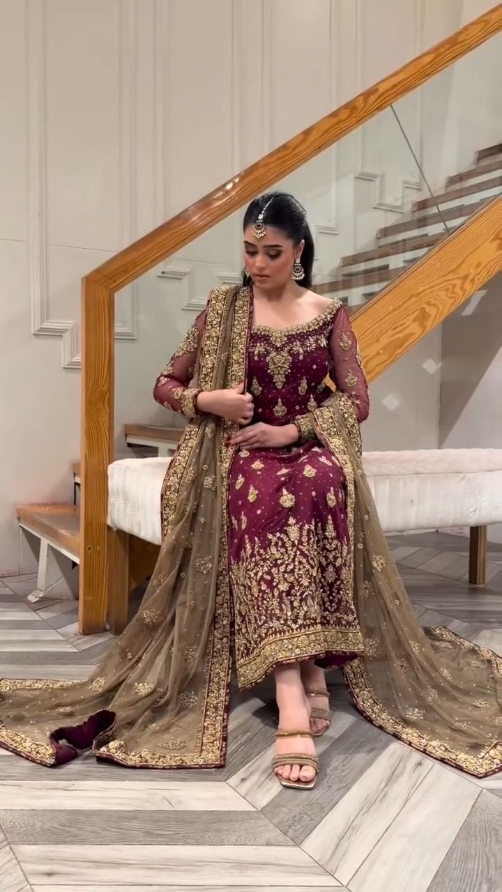 Haris Shakeel | 3 Piece Unstitched Embroidered Tissue Silk | Tehreem