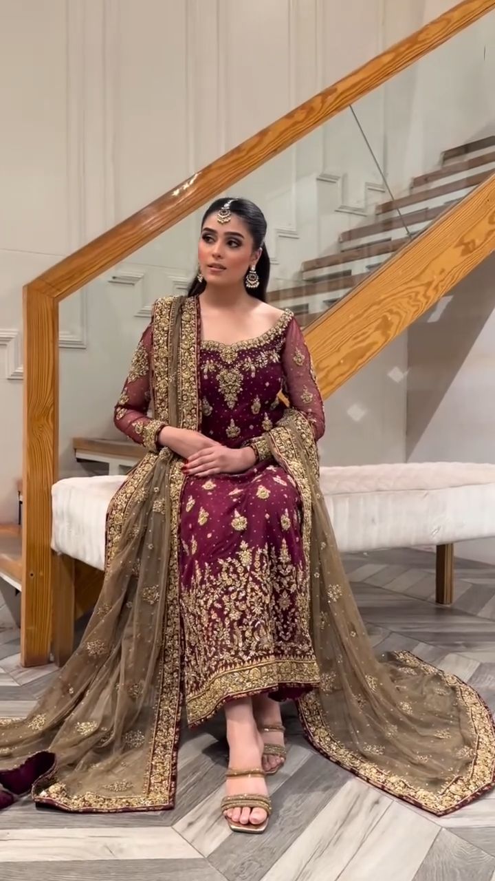 Haris Shakeel | 3 Piece Unstitched Embroidered Tissue Silk | Tehreem