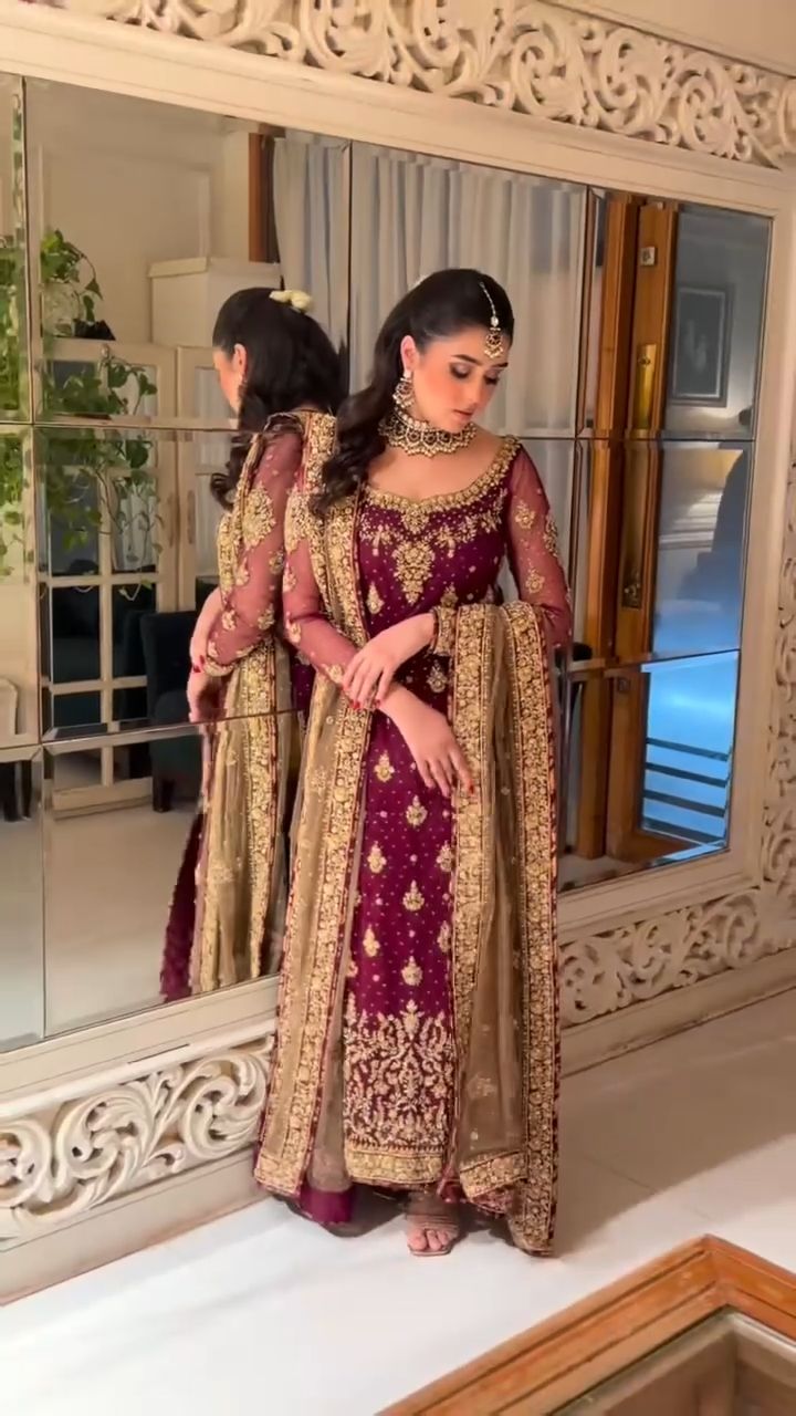 Haris Shakeel | 3 Piece Unstitched Embroidered Tissue Silk | Tehreem