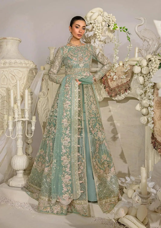 Elaf Premium | 3 Piece Unstitched Embroidered Organza | EFE-02-ELSA