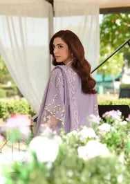 Elaf Premium | 3 Piece Unstitched Embroidered Lawn | ELH-3A PARIS HUES