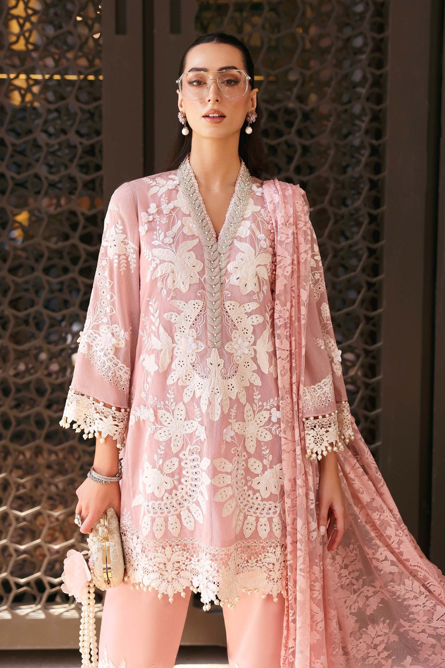 Maria B. | 3 Piece Unstitched Embroidered Lawn | D-2603-A