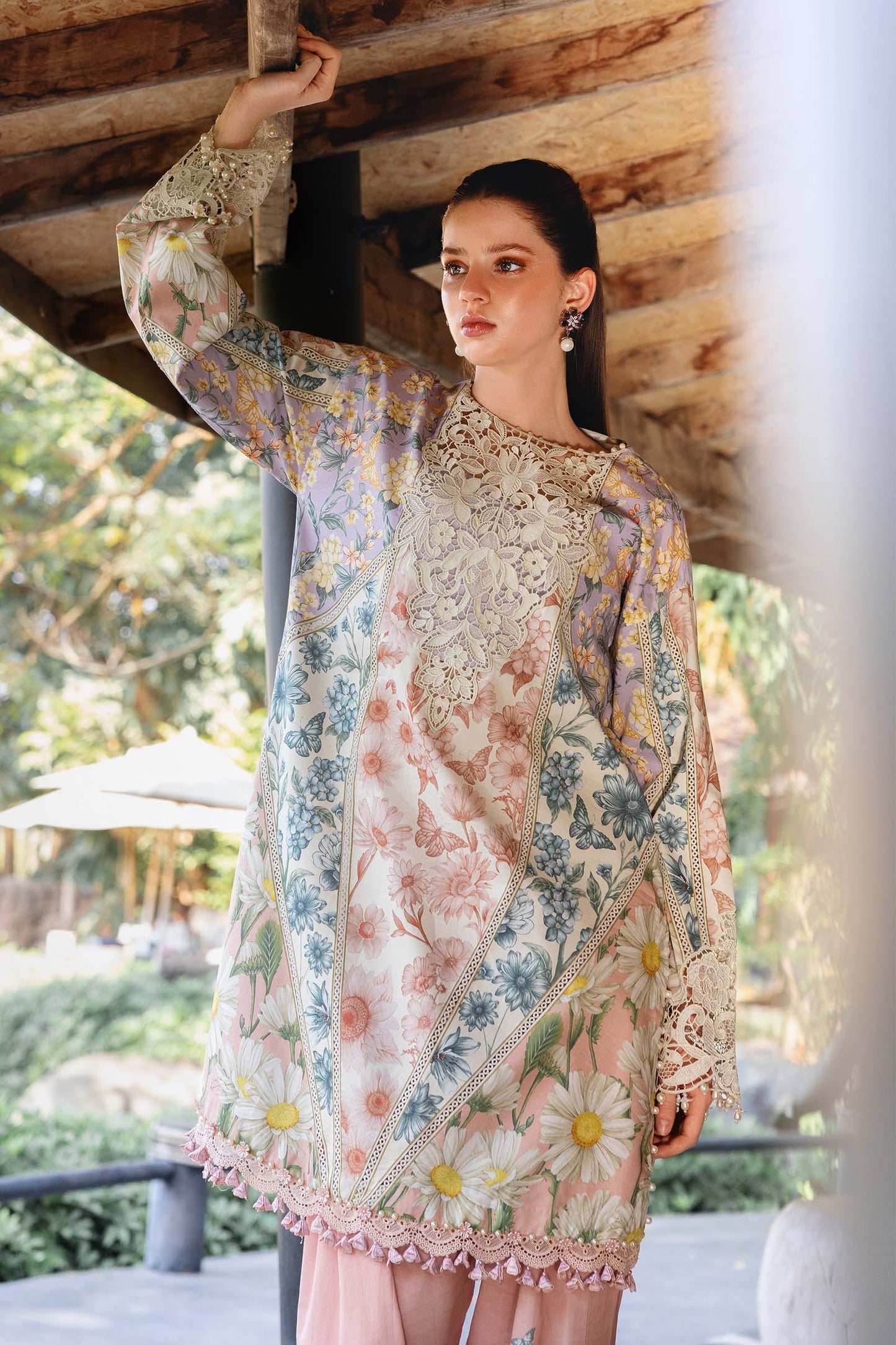 Maria B. | 3 Piece Unstitched Embroidered Printed Lawn | MPT-2910-B