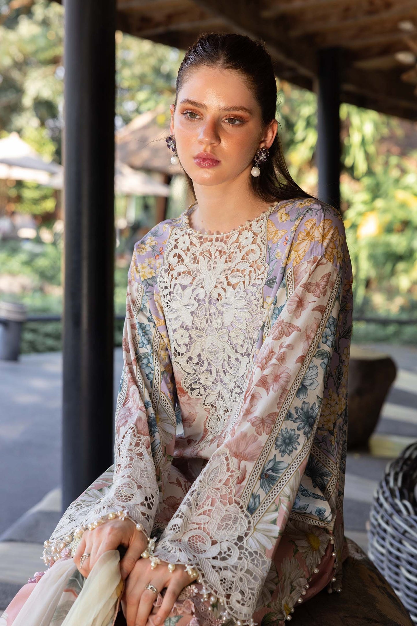 Maria B. | 3 Piece Unstitched Embroidered Printed Lawn | MPT-2910-B