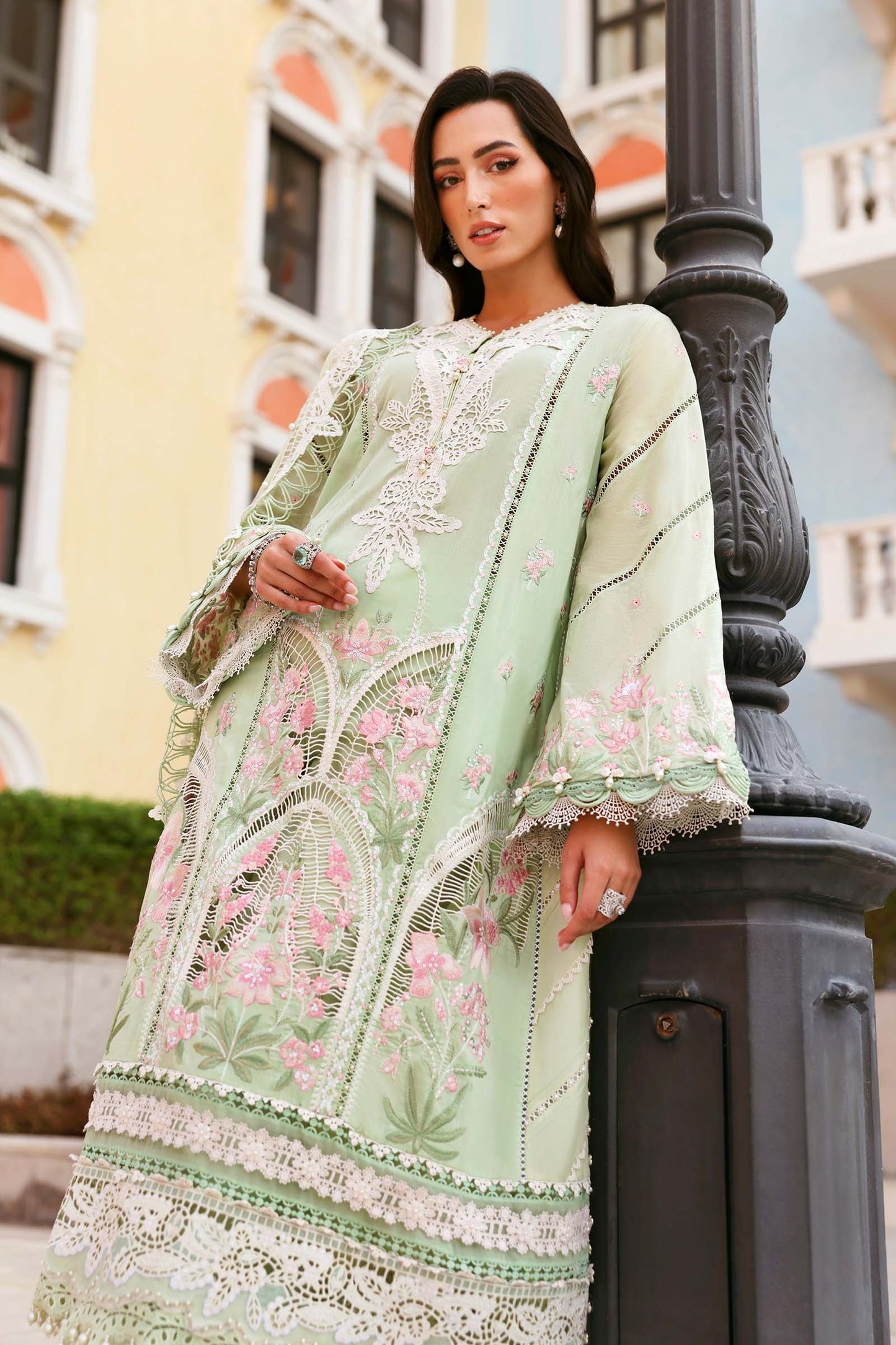 Maria B. | 3 Piece Unstitched Embroidered Lawn | D-2611-A