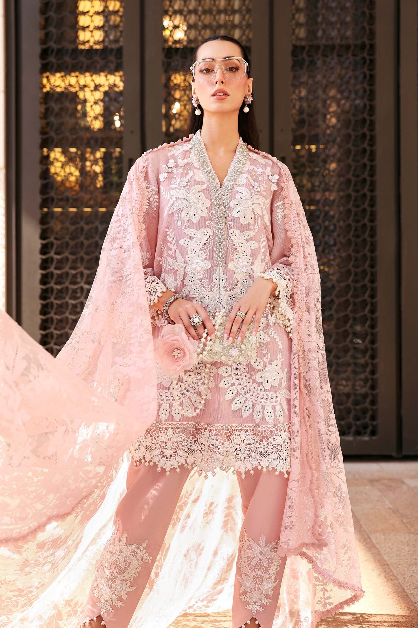 Maria B. | 3 Piece Unstitched Embroidered Lawn | D-2603-A