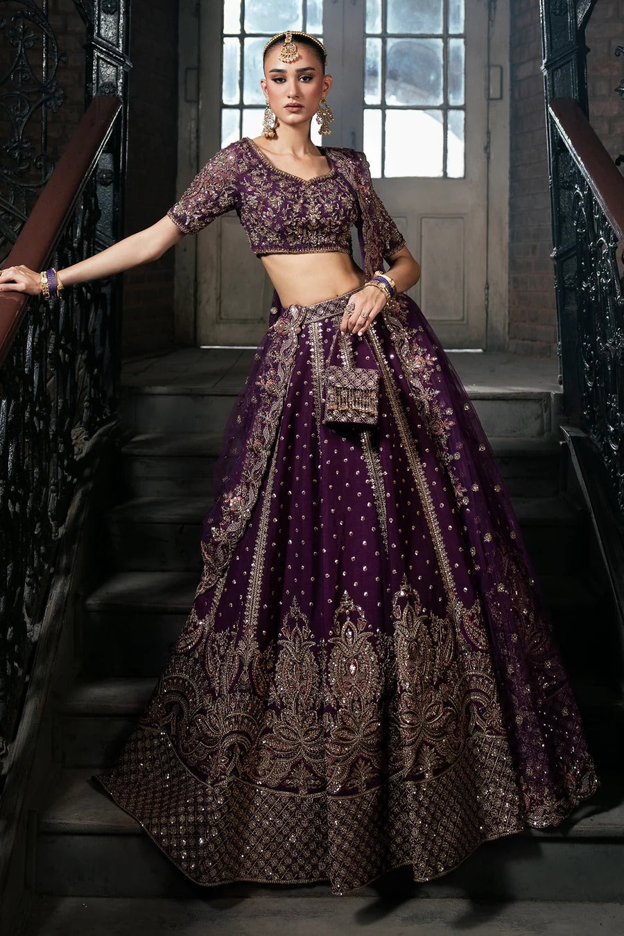 Mina Kashif | 3 Piece Unstitched Embroidered Korean Silk | Zarnoor