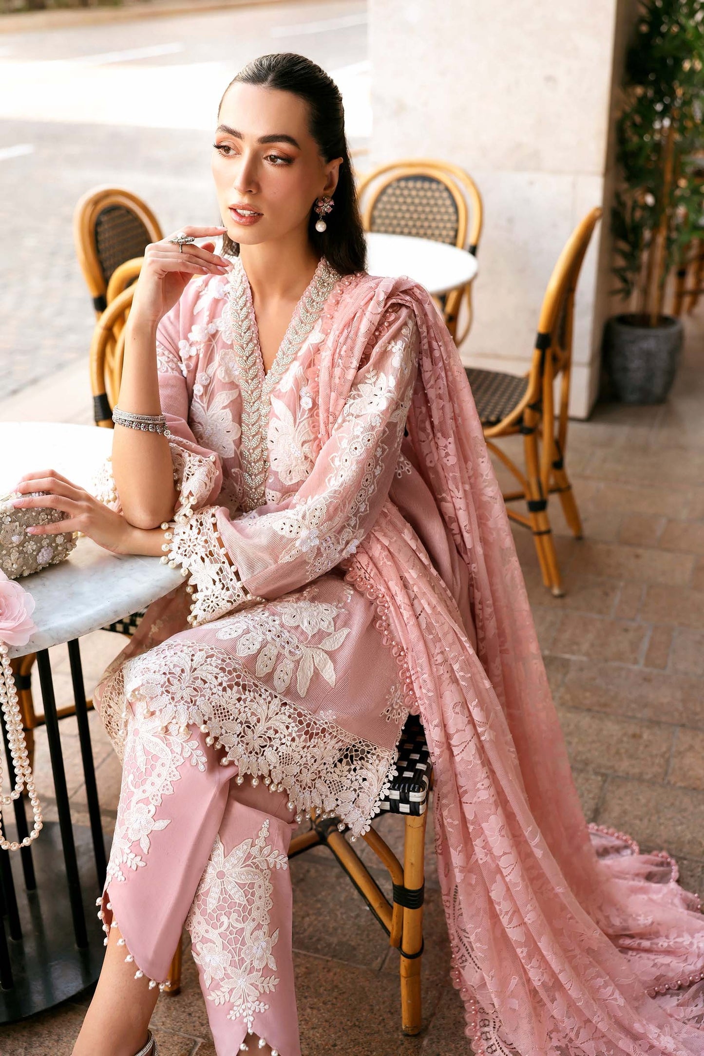 Maria B. | 3 Piece Unstitched Embroidered Lawn | D-2603-A