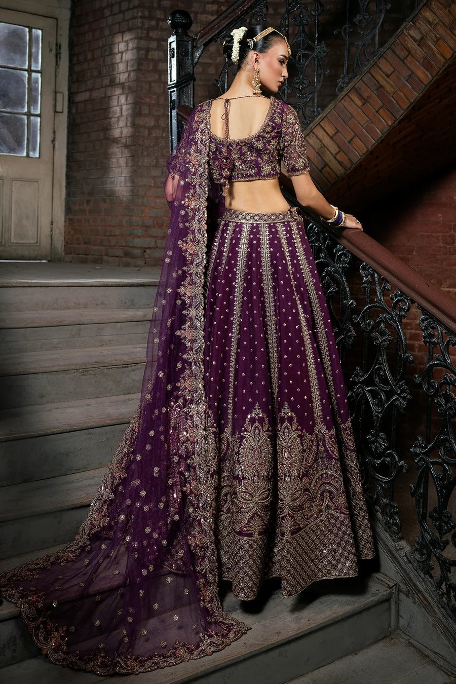 Mina Kashif | 3 Piece Unstitched Embroidered Korean Silk | Zarnoor