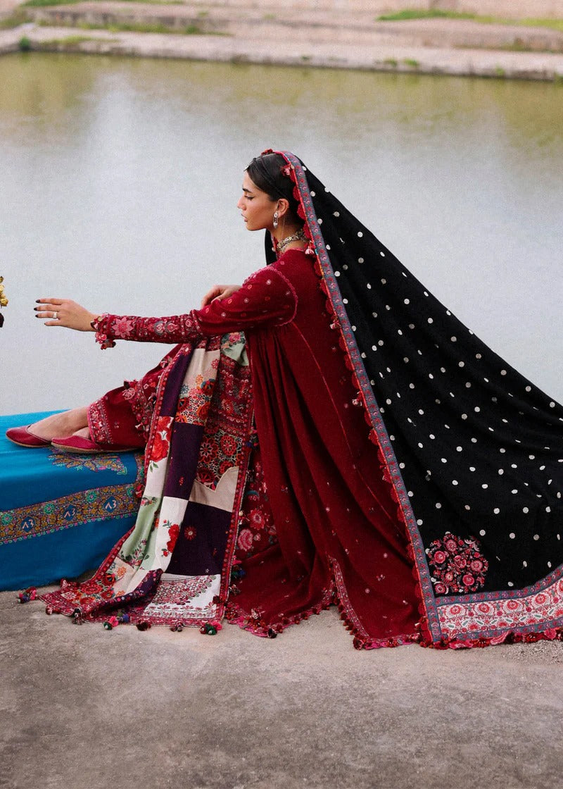 Hussain Rehar | 3 Piece Unstitched Embroidered Karandi | Pankhuri