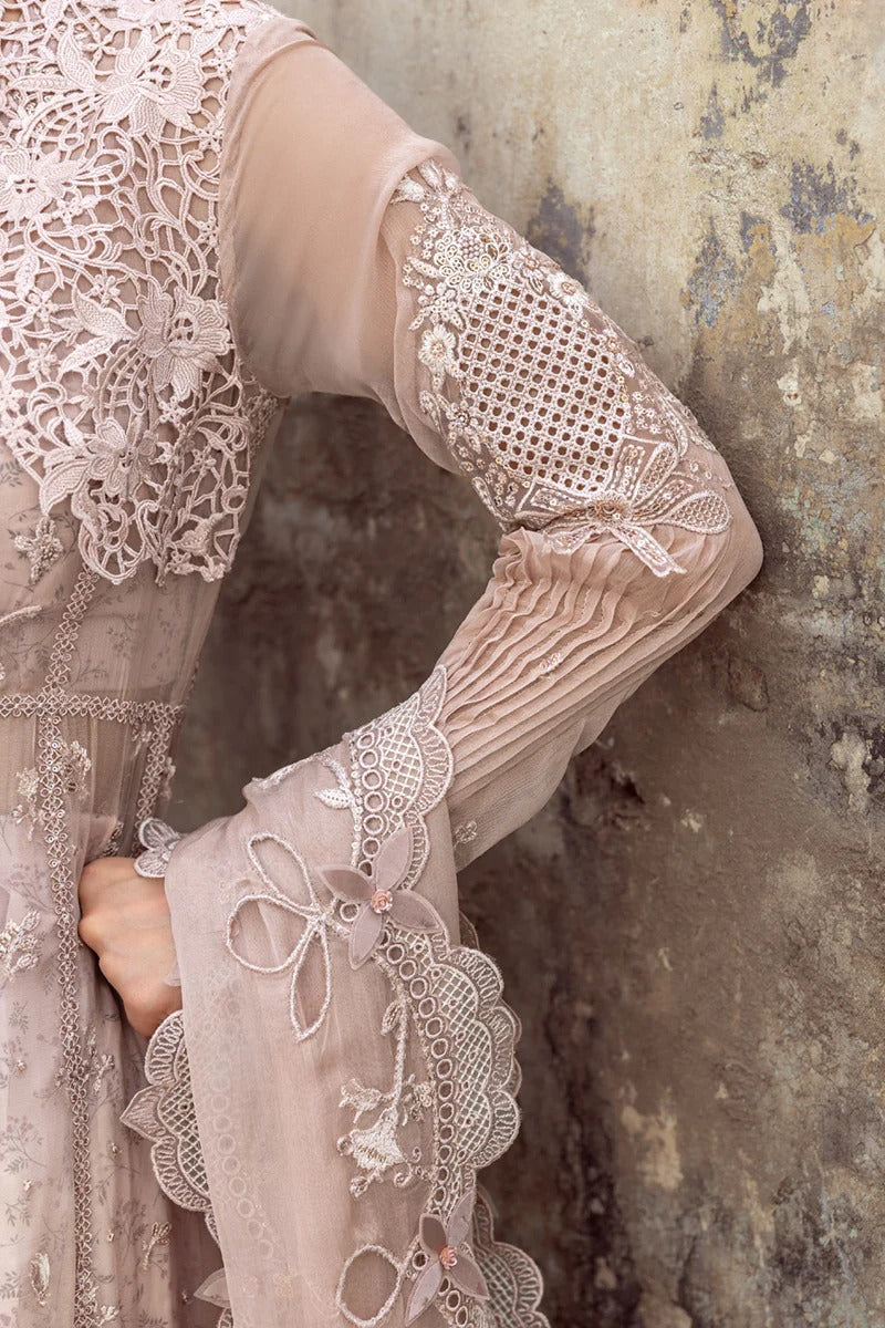 Qalamkar | 3 Piece Unstitched Embroidered Chiffon | Aisla