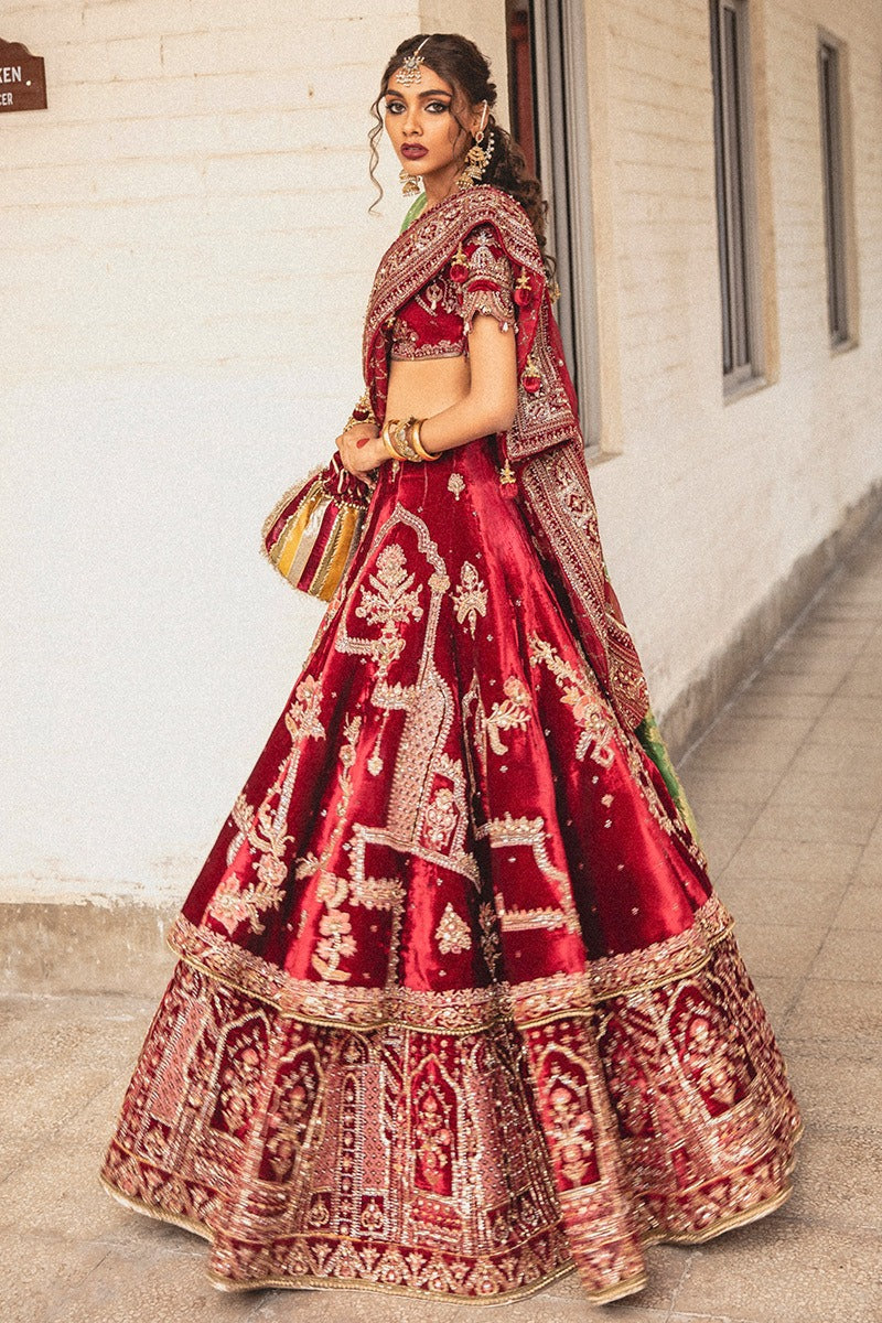 MNR | 3 Piece Unstitched Embroidered Organza | Zamair