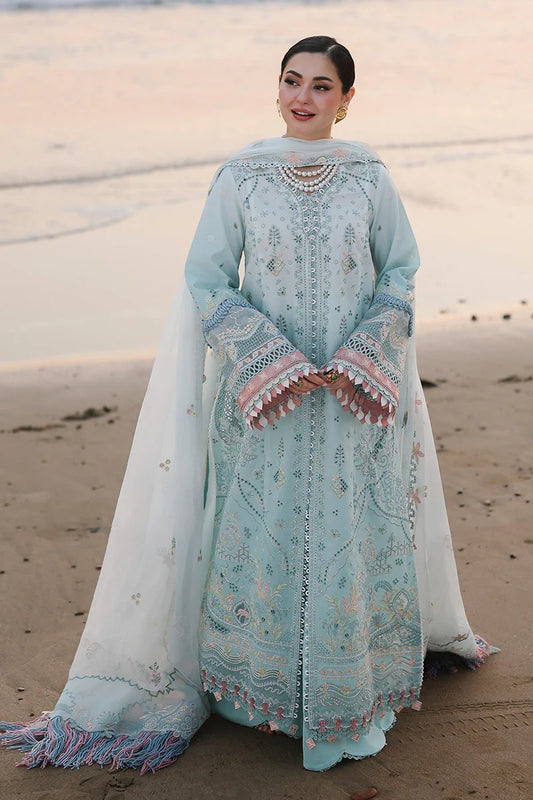 Qalamkar | 3 Piece Unstitched Embroidered Lawn | SA-05 AYRA
