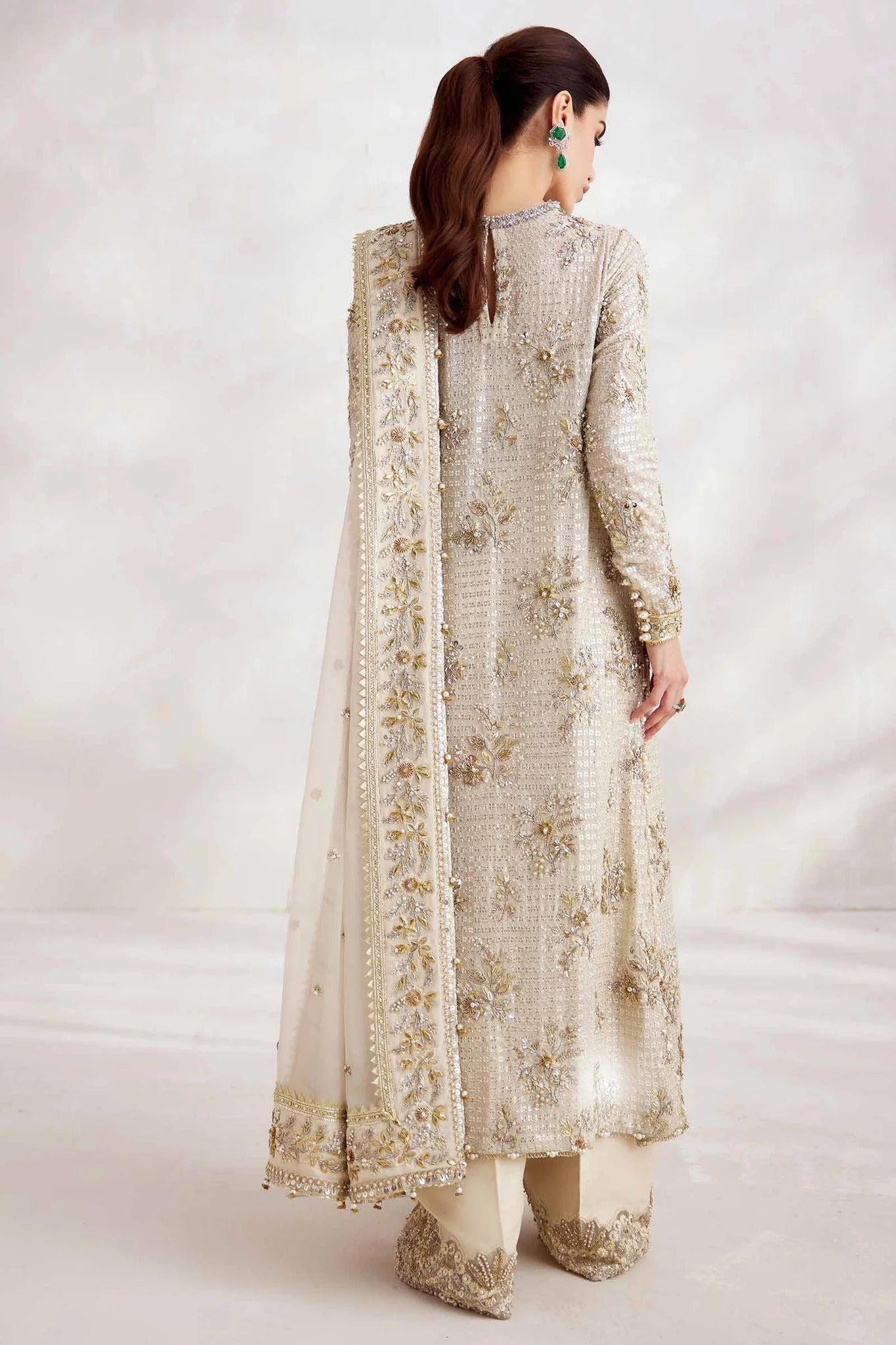 Elan | 3 Piece Unstitched Embroidered Chiffon | Tresor