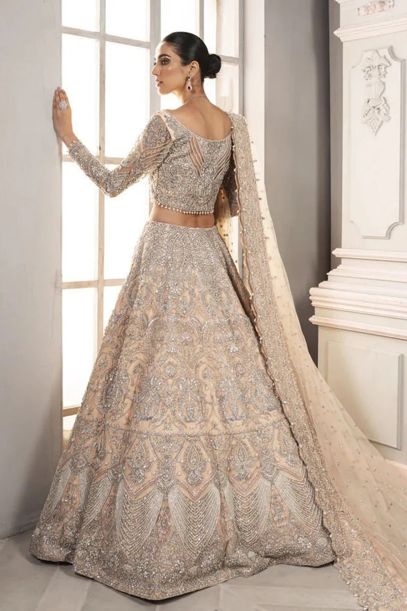 Marai Ali | 3 Piece Unstitched Lehnga Chooli with Pearls | Junoon 7