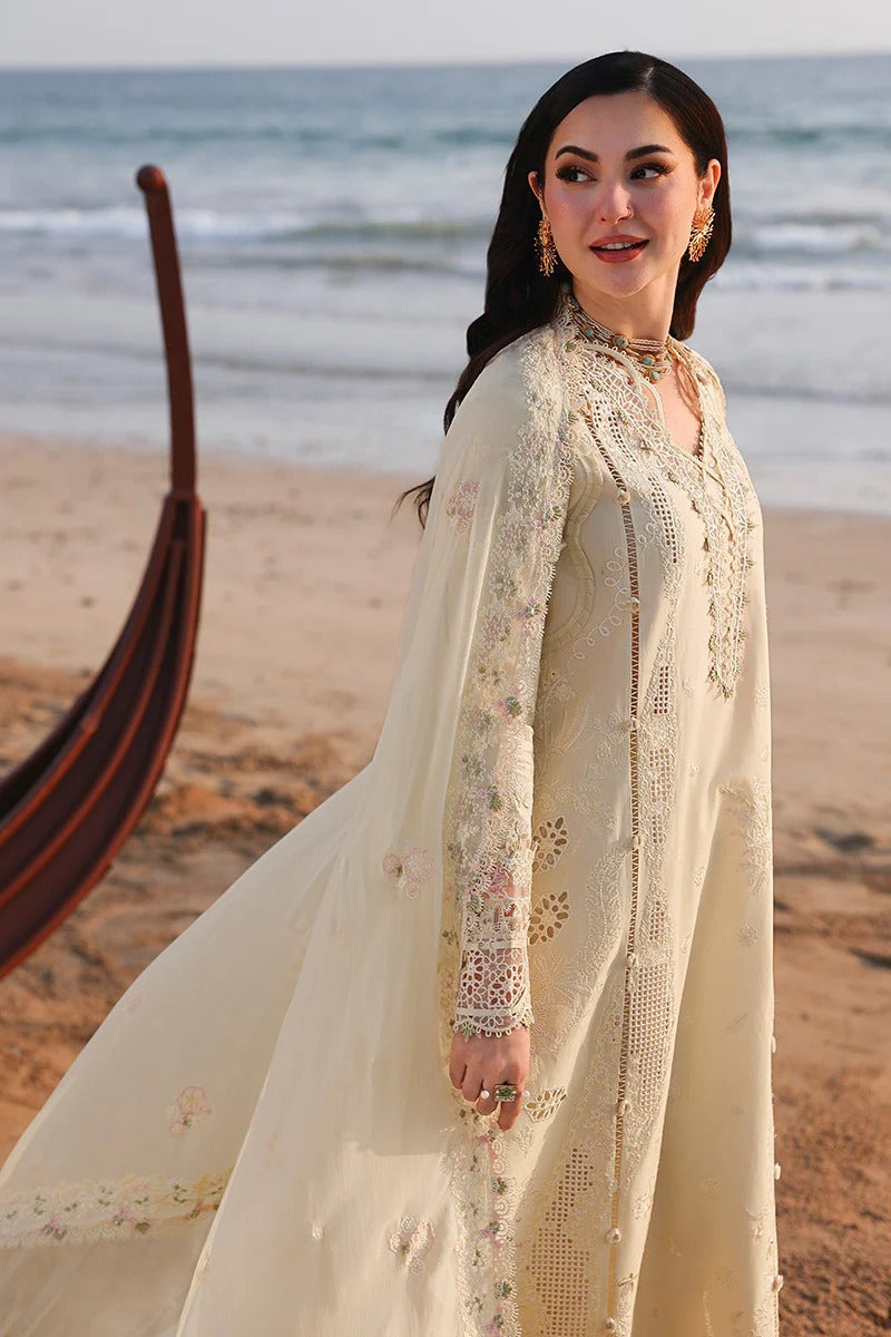 Qalamkar | 3 Piece Unstitched Embroidered Lawn | SA-03 SAFA