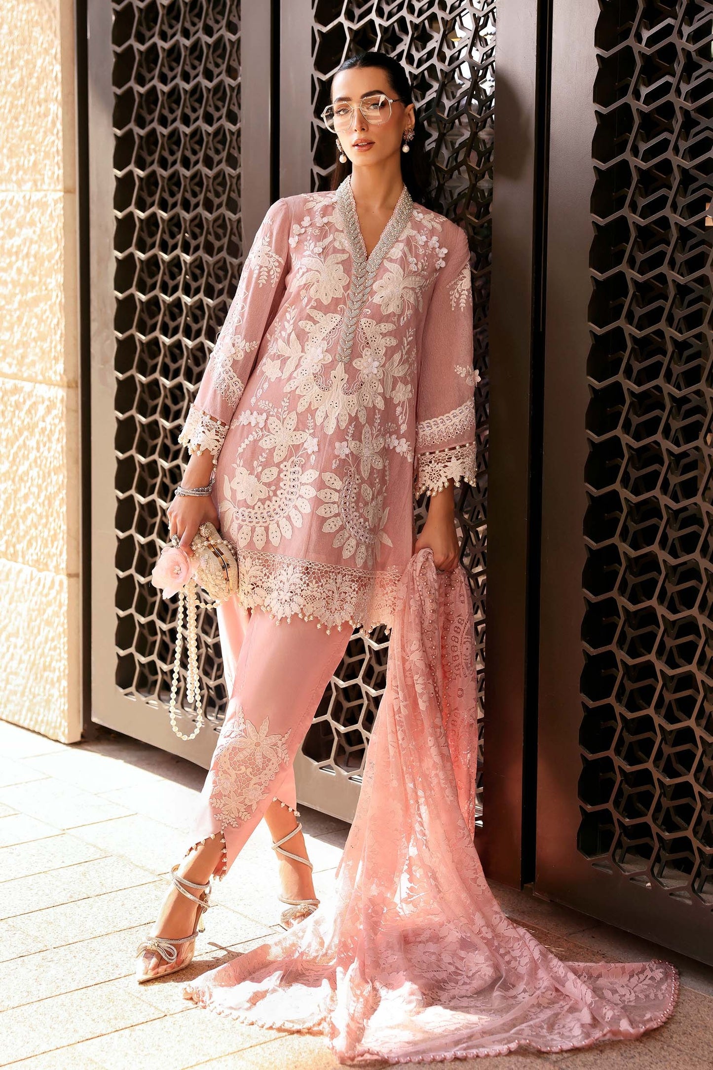 Maria B. | 3 Piece Unstitched Embroidered Lawn | D-2603-A
