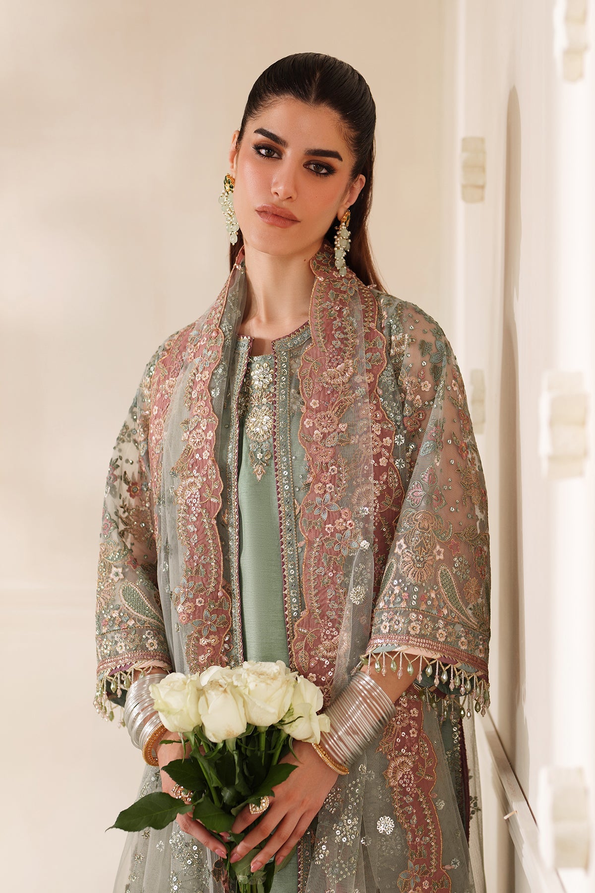 Baroque | 3 Piece Unstitched Embroidered Organza | CH14-06