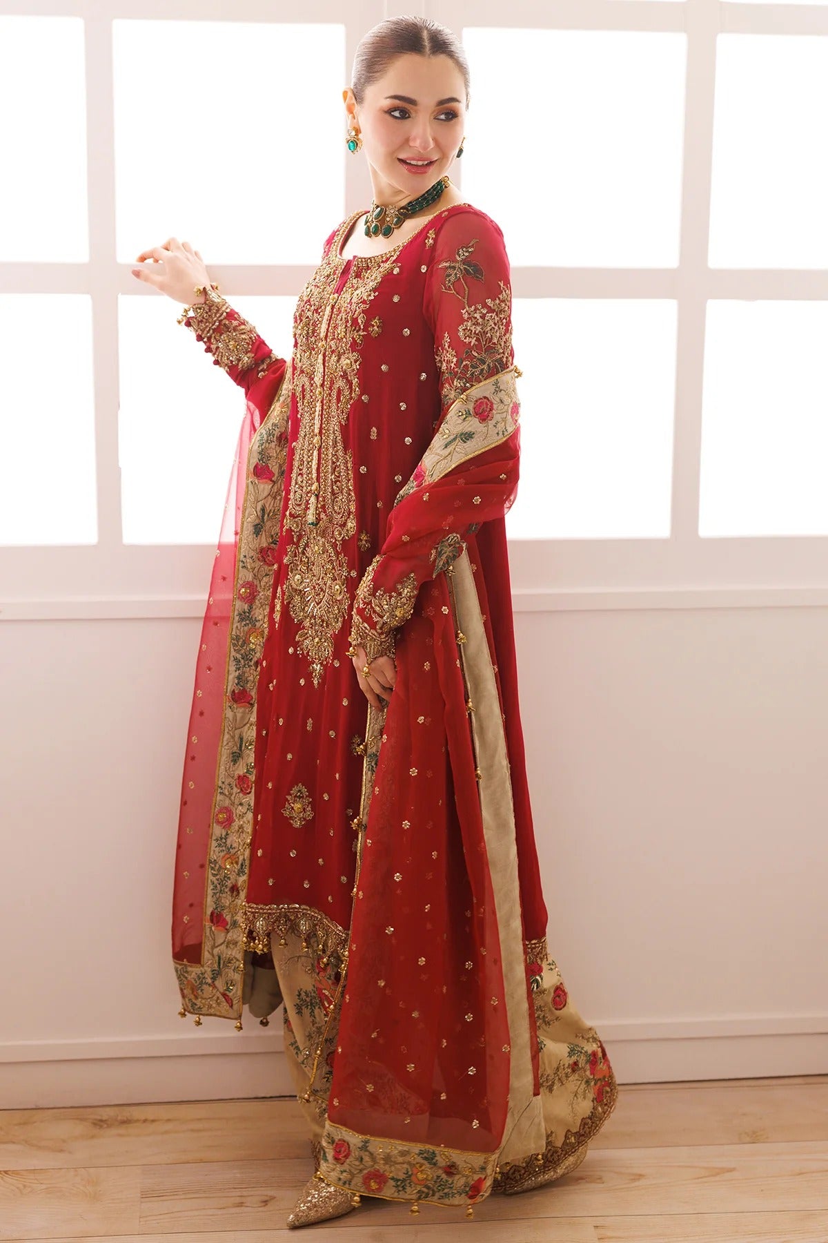 Charizma | 4 Piece Unstitched Embroidered Chiffon | DJ5-05