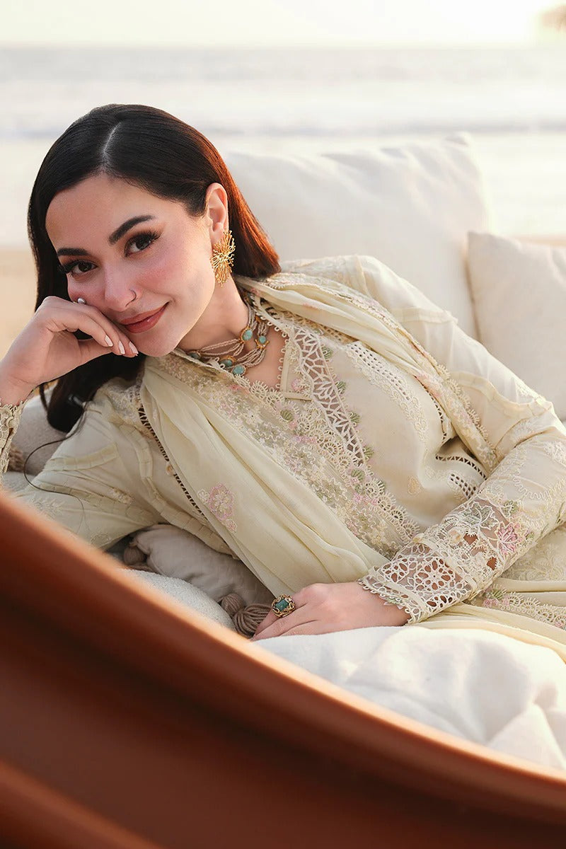 Qalamkar | 3 Piece Unstitched Embroidered Lawn | SA-03 SAFA